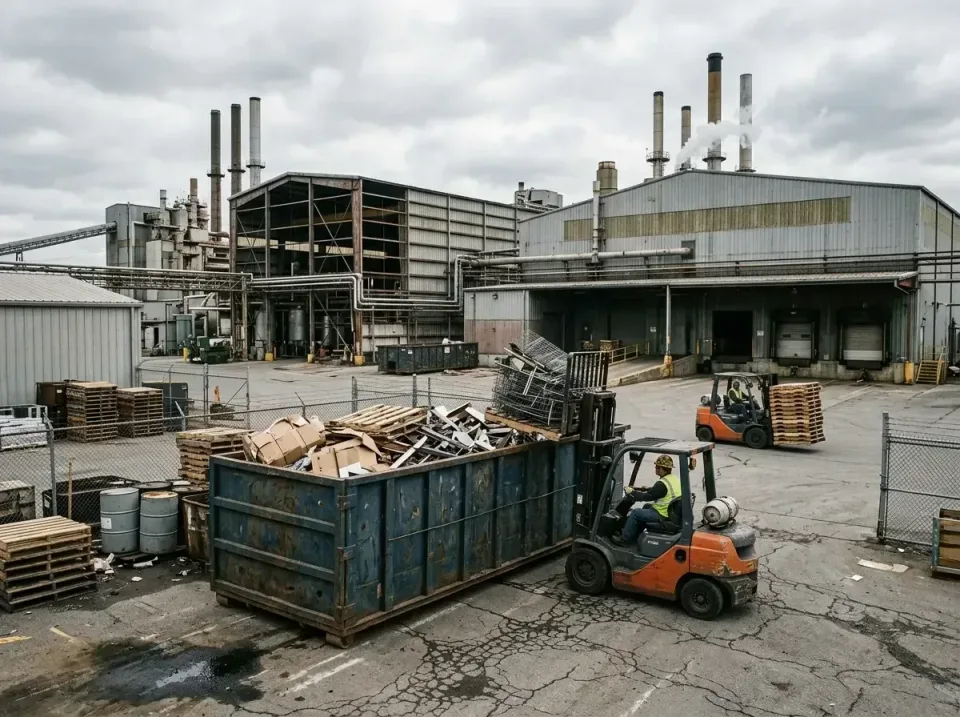industrial-factory-scrap-conta-003 — frequently asked questions, Cheap Roll-off Dumpster Rentals in Connersville, IN